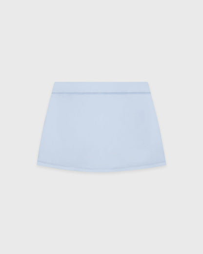 Signature Logo Court Skirt - Ciel/Navy