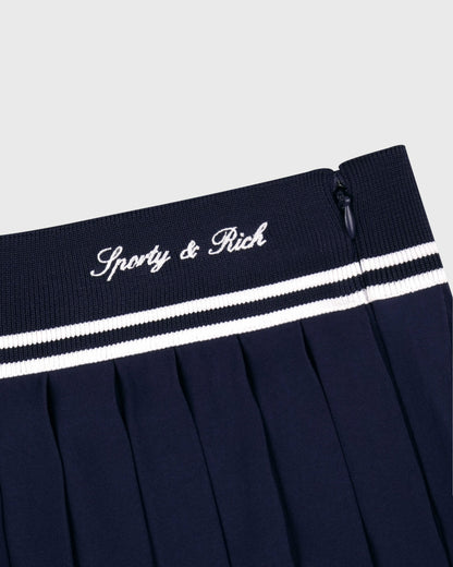 Signature Logo Abigail Skirt - Navy/White