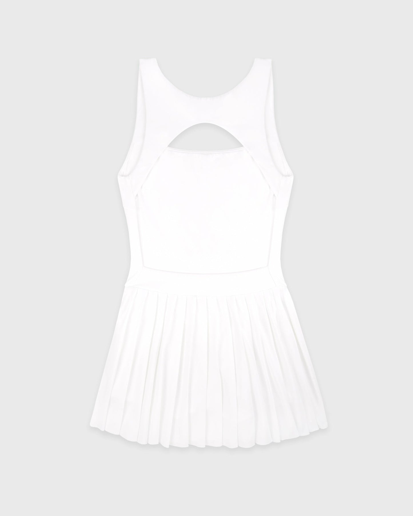 Signature Logo Court Dress - White