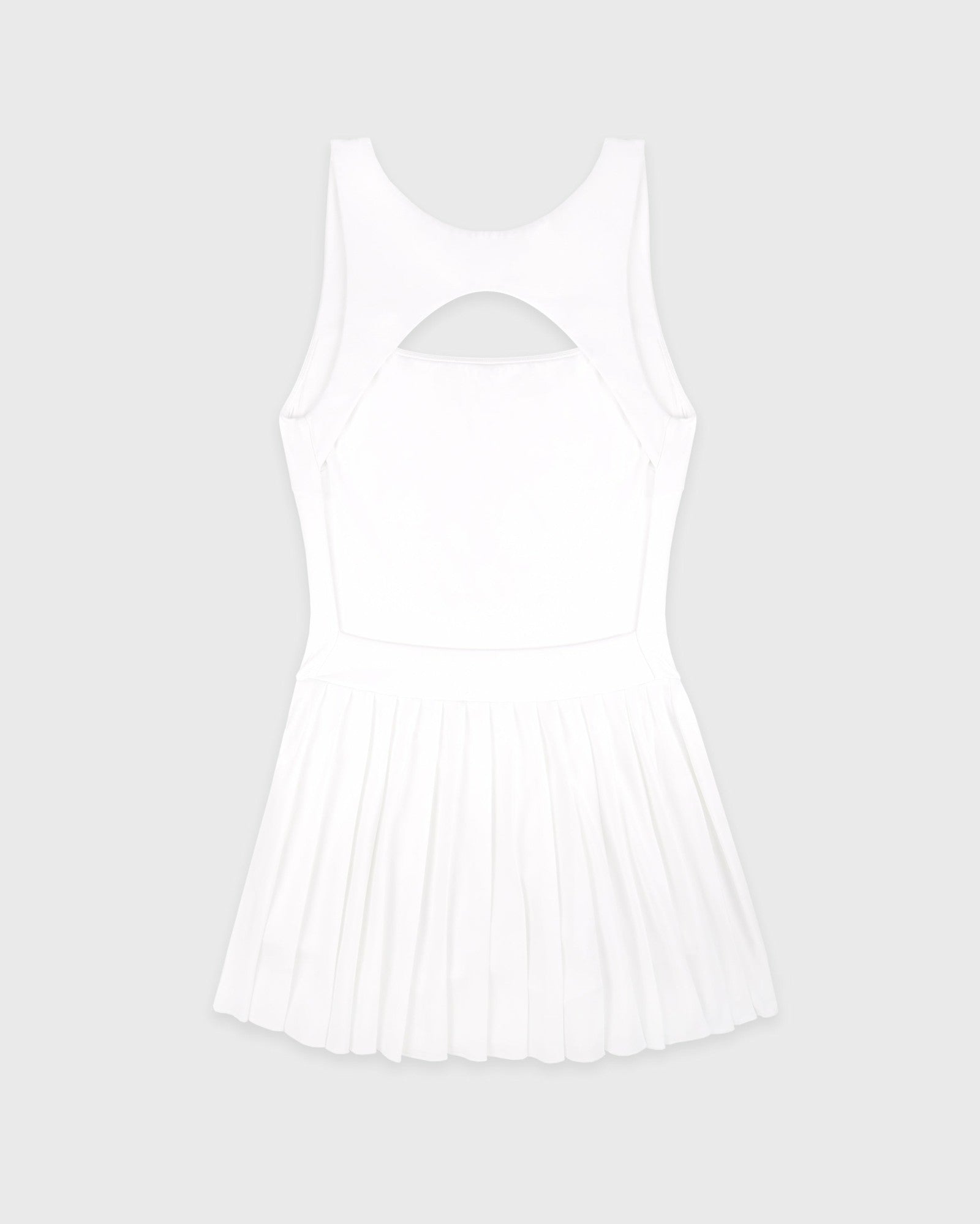 Signature Logo Court Dress - White
