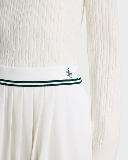 SRC Abigail Skirt - Ecru/Forest