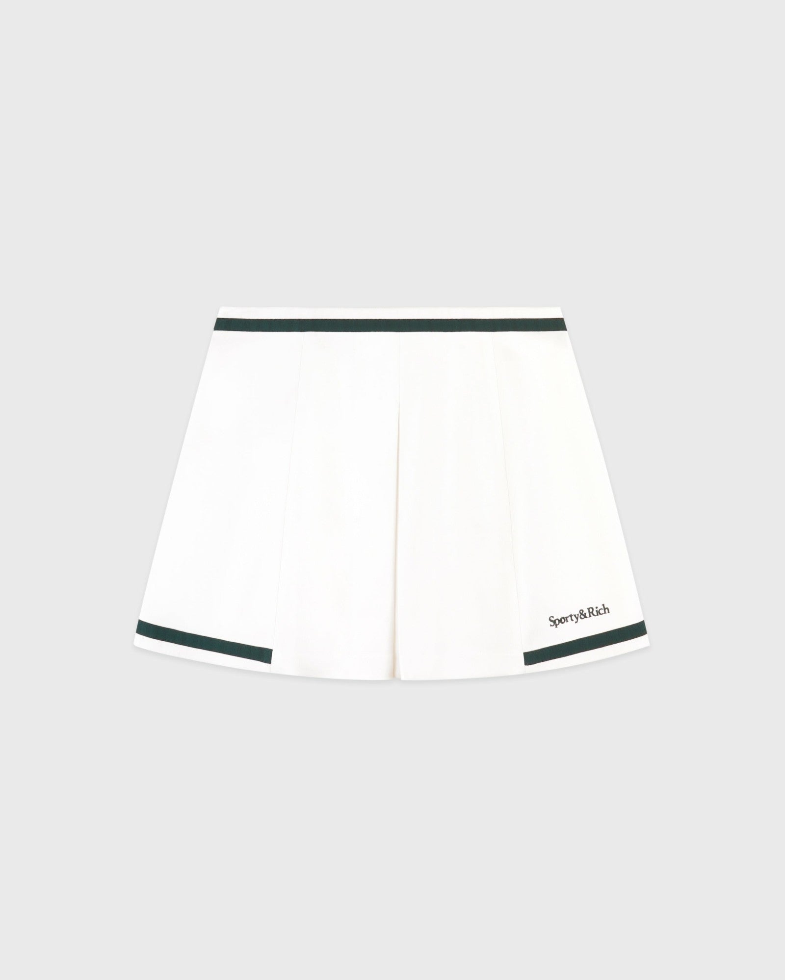 Serif Logo Mila Skirt - White/Forest