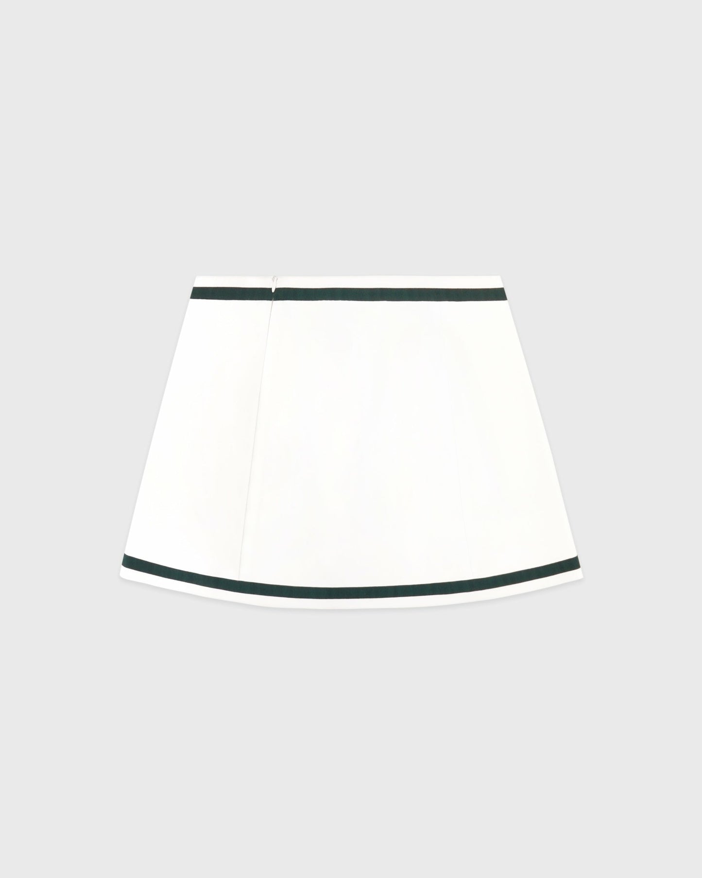 Serif Logo Mila Skirt - White/Forest