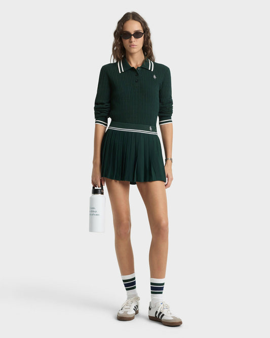SRC Abigail Skirt - Forest/Ecru