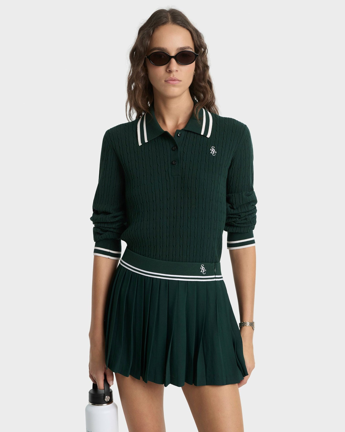 SRC Abigail Skirt - Forest/Ecru