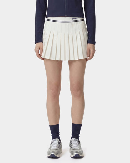 Signature Logo Abigail Skirt - Ecru/Navy