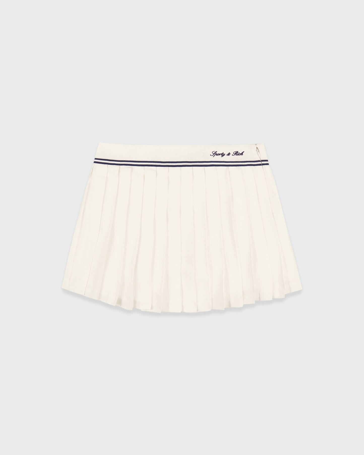 Signature Logo Abigail Skirt - Ecru/Navy