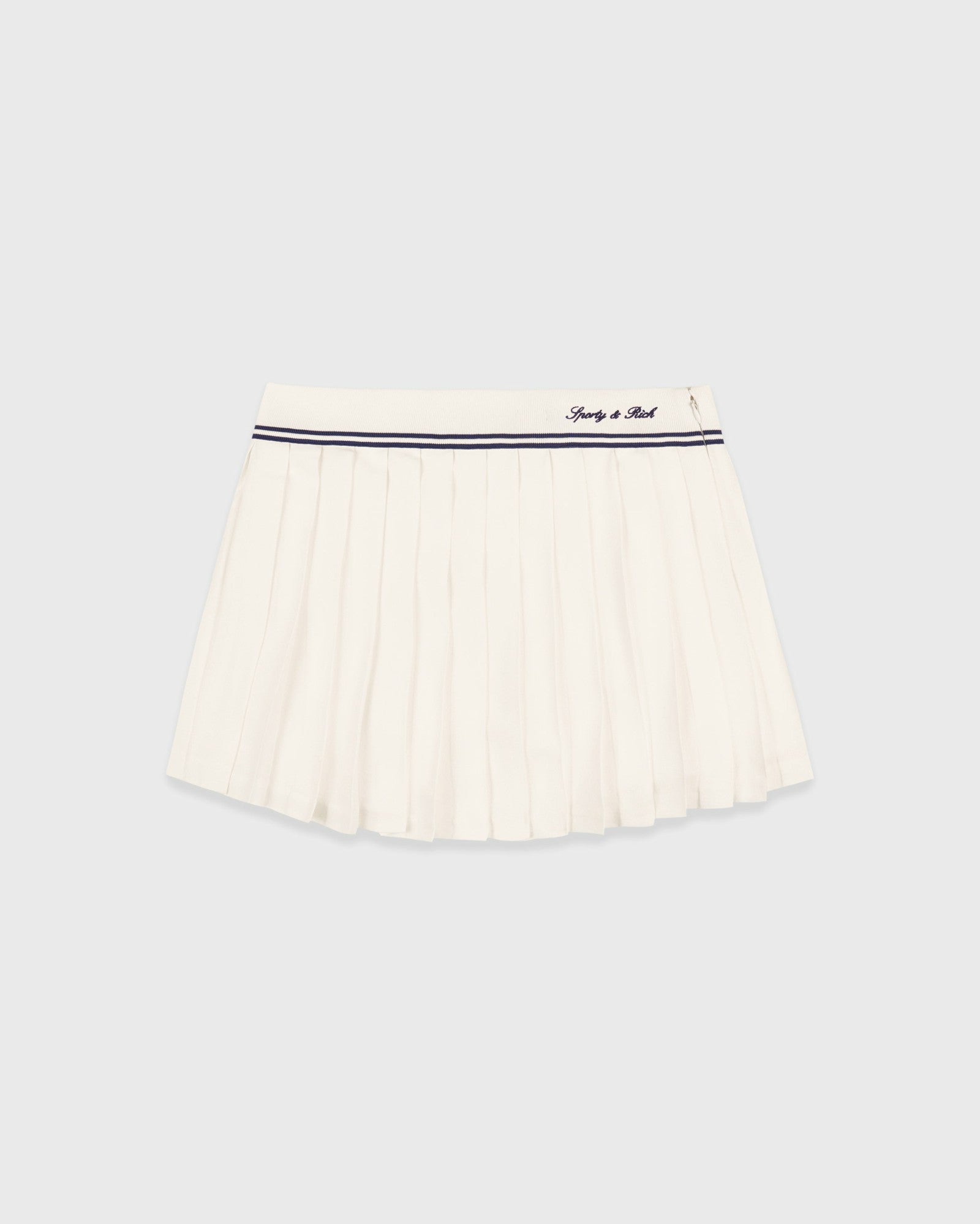 Signature Logo Abigail Skirt - Ecru/Navy