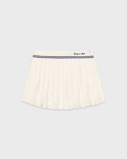 Signature Logo Abigail Skirt - Ecru/Navy