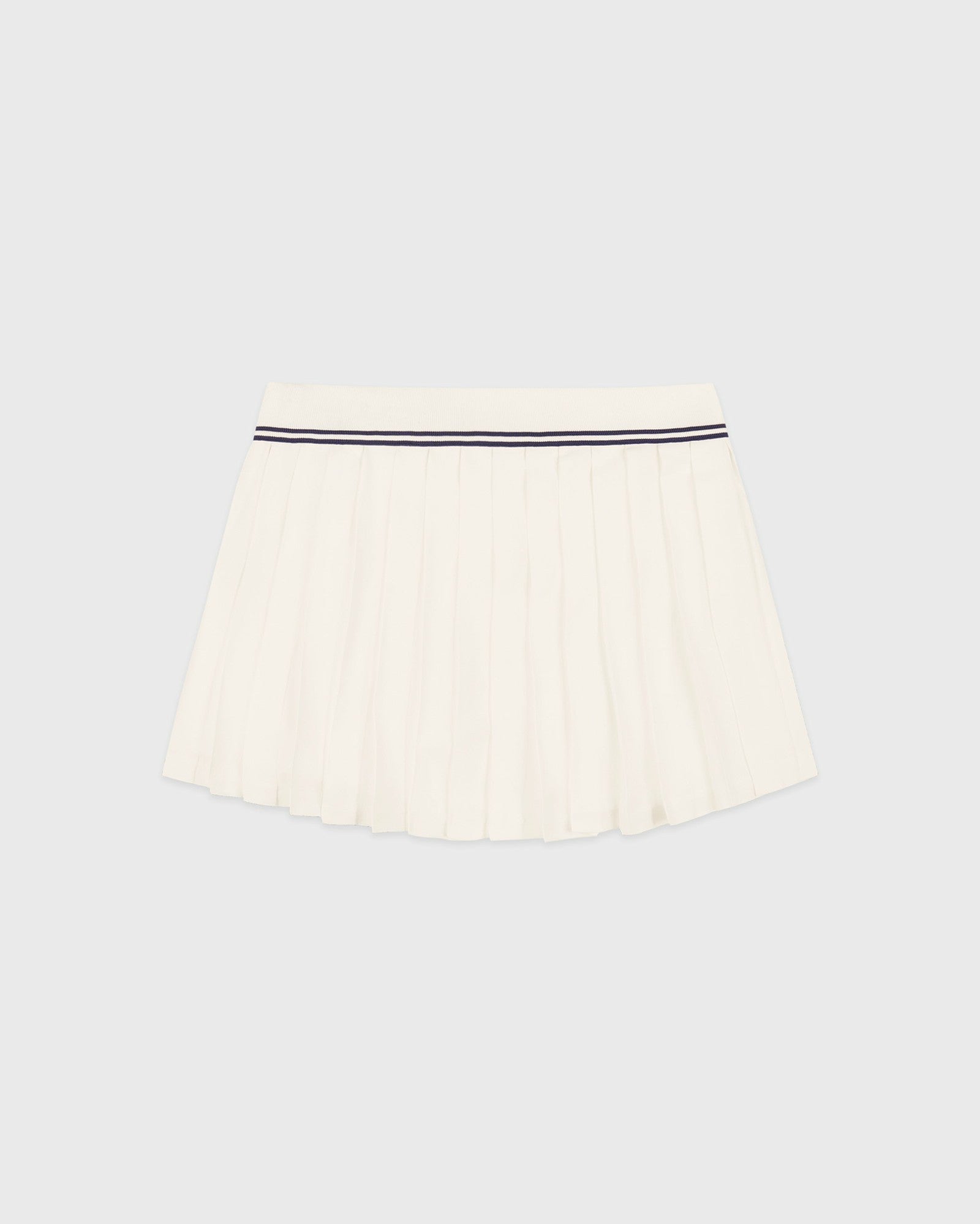 Signature Logo Abigail Skirt - Ecru/Navy