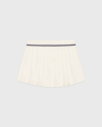 Signature Logo Abigail Skirt - Ecru/Navy