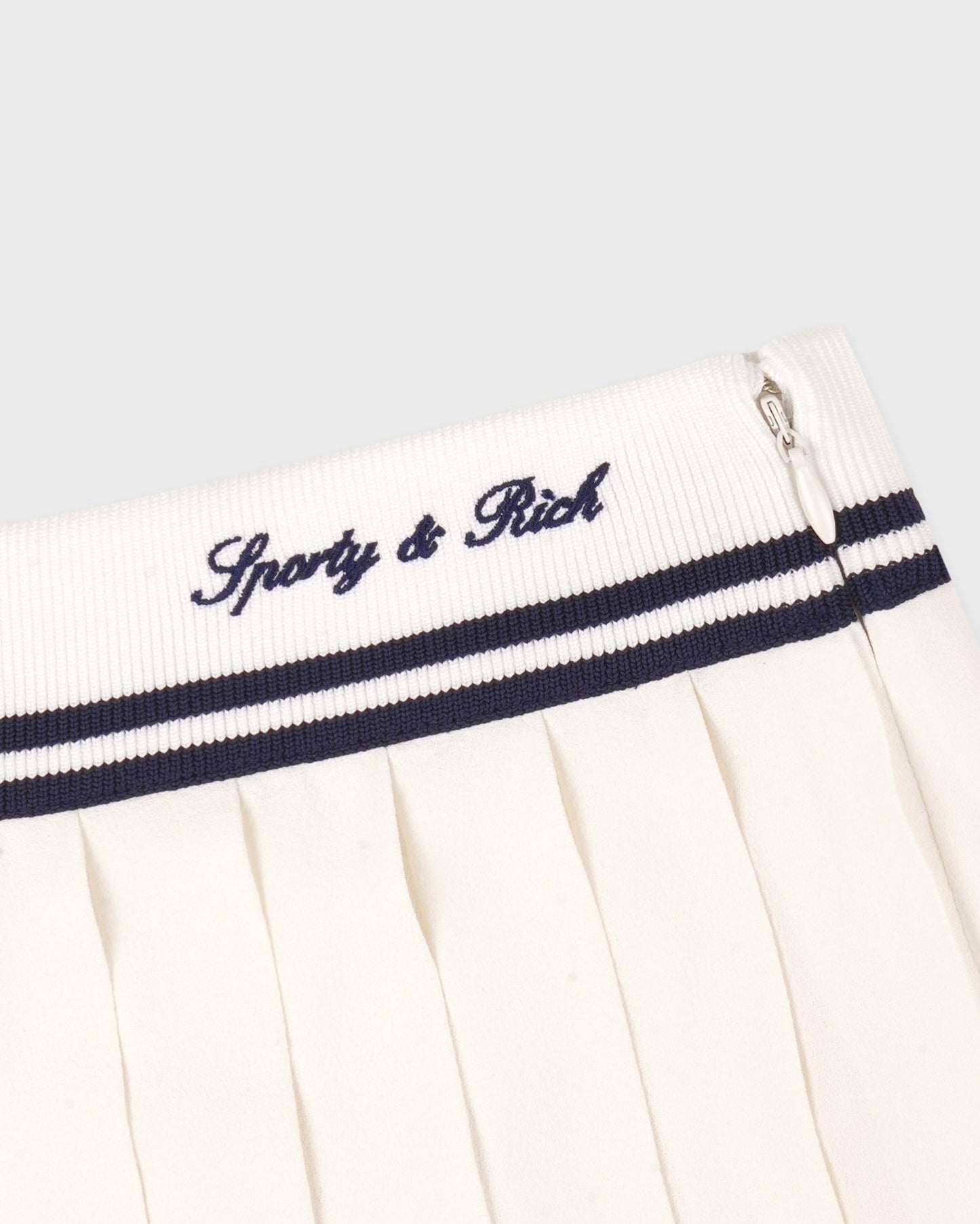 Signature Logo Abigail Skirt - Ecru/Navy