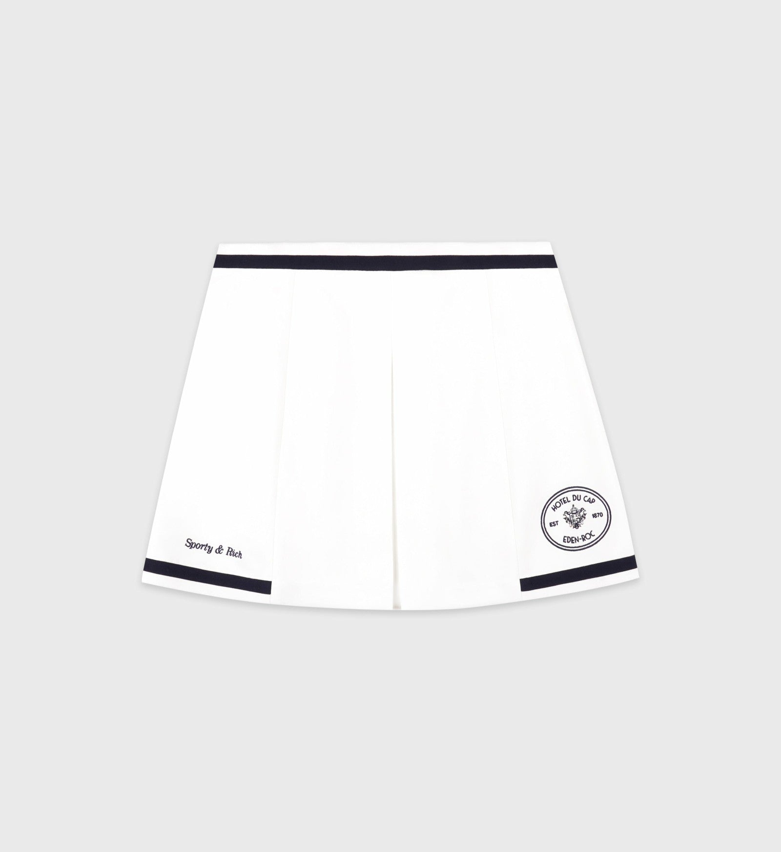 Eden Crest Embroidered Mila Skirt - White/Navy