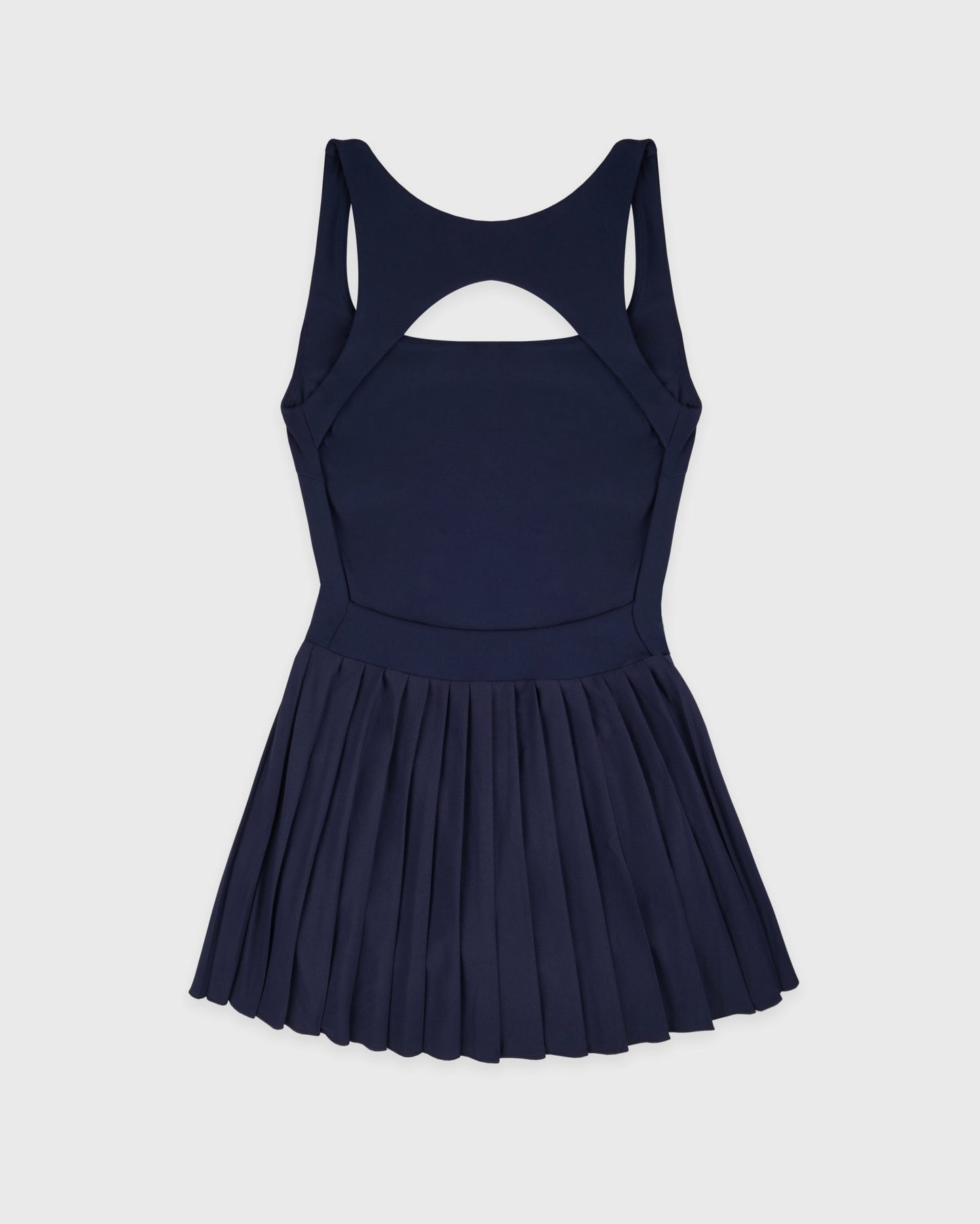 Signature Logo Court Dress - Navy/White