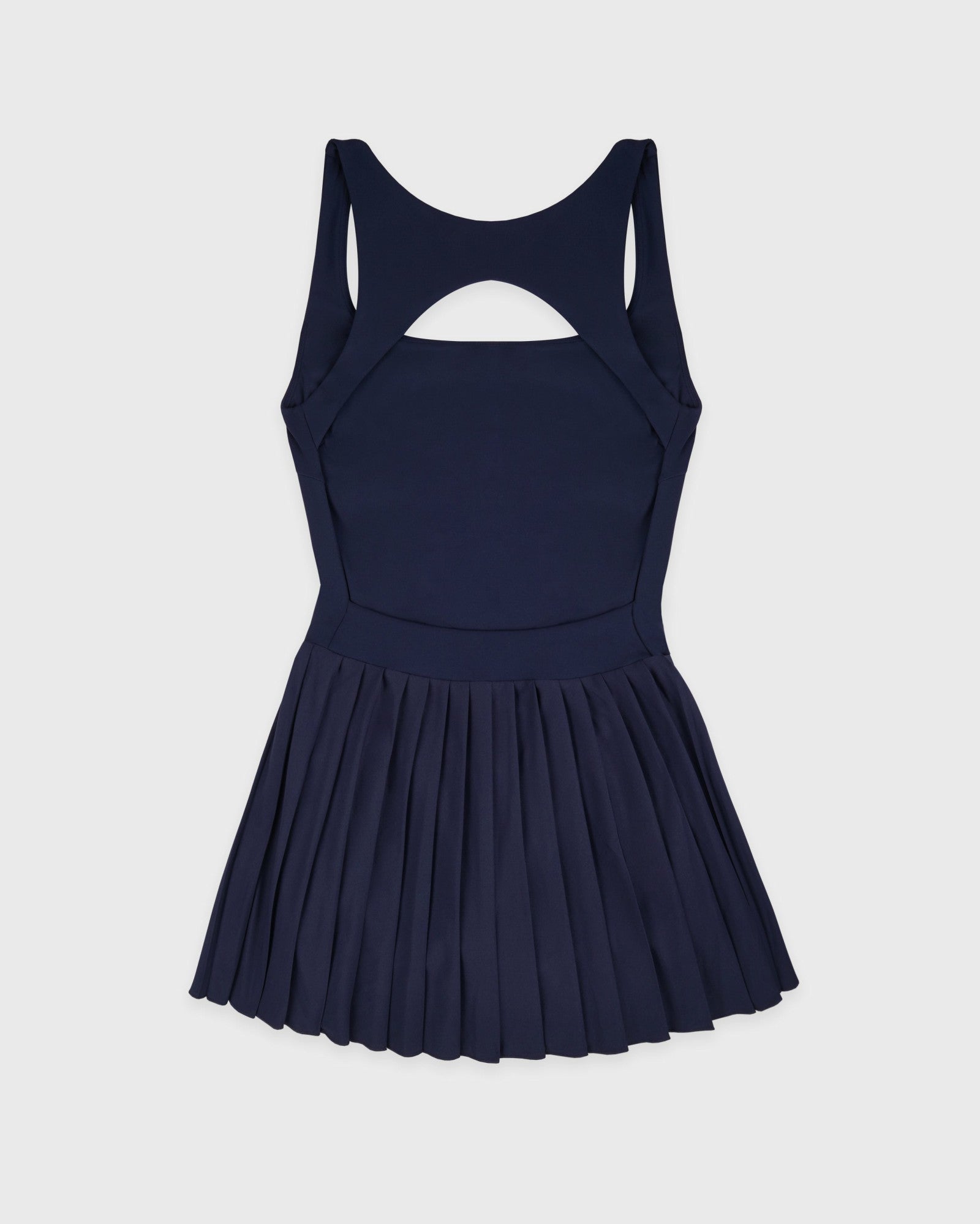Signature Logo Court Dress - Navy/White