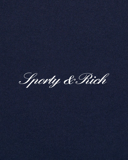 Signature Logo Court Dress - Navy/White