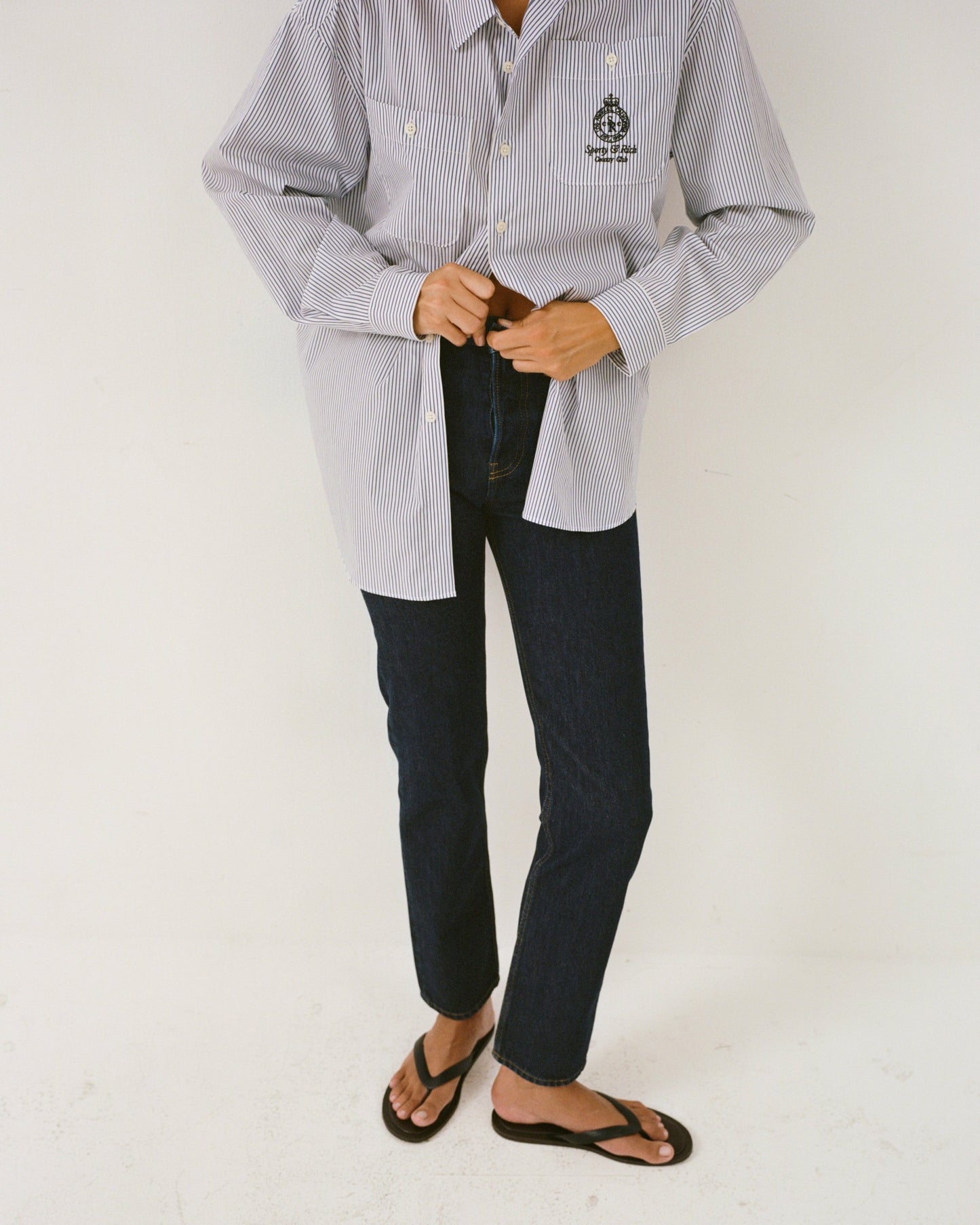 Vintage Fit Straight Leg Denim - One Wash