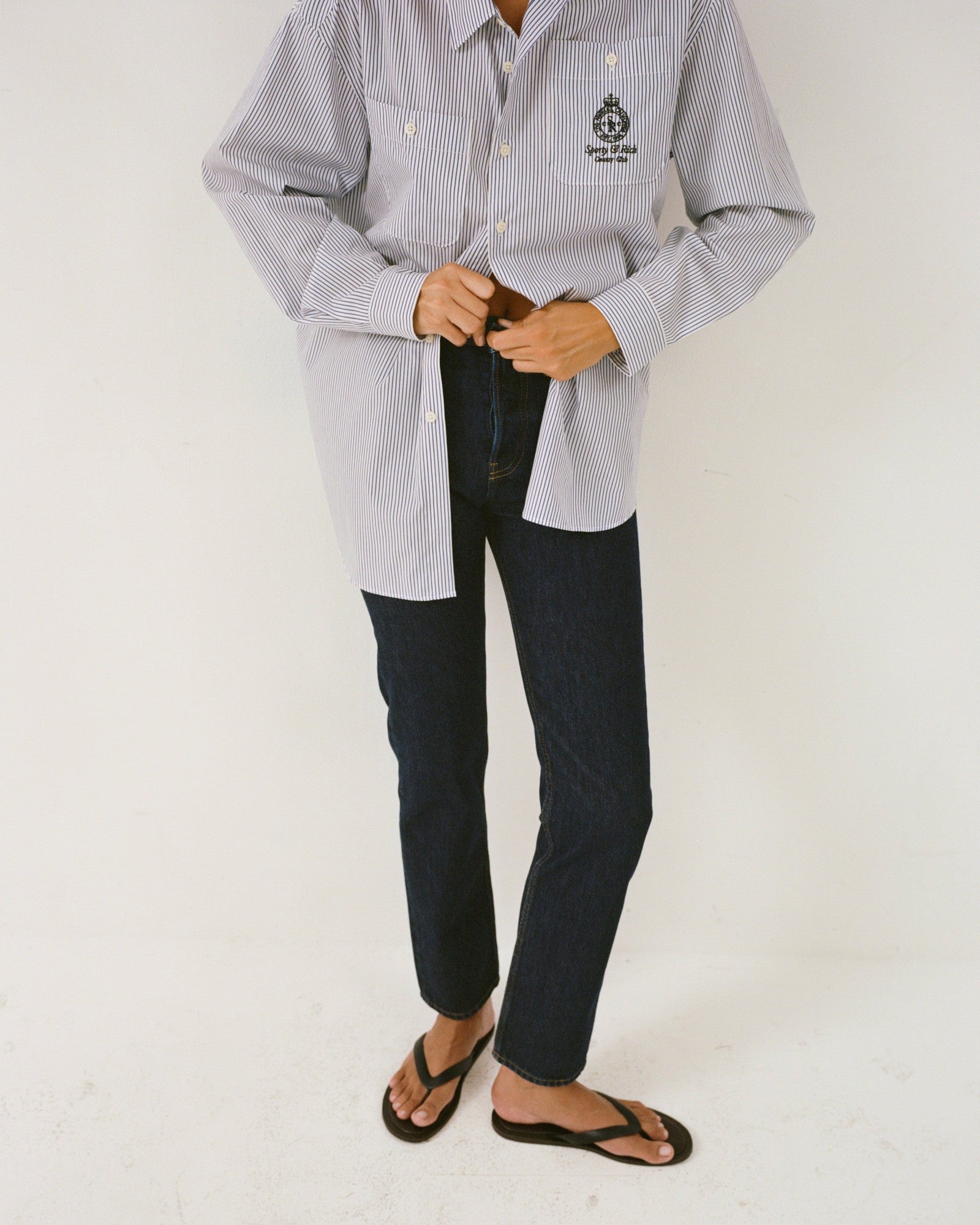 Vintage Fit Straight Leg Denim - One Wash