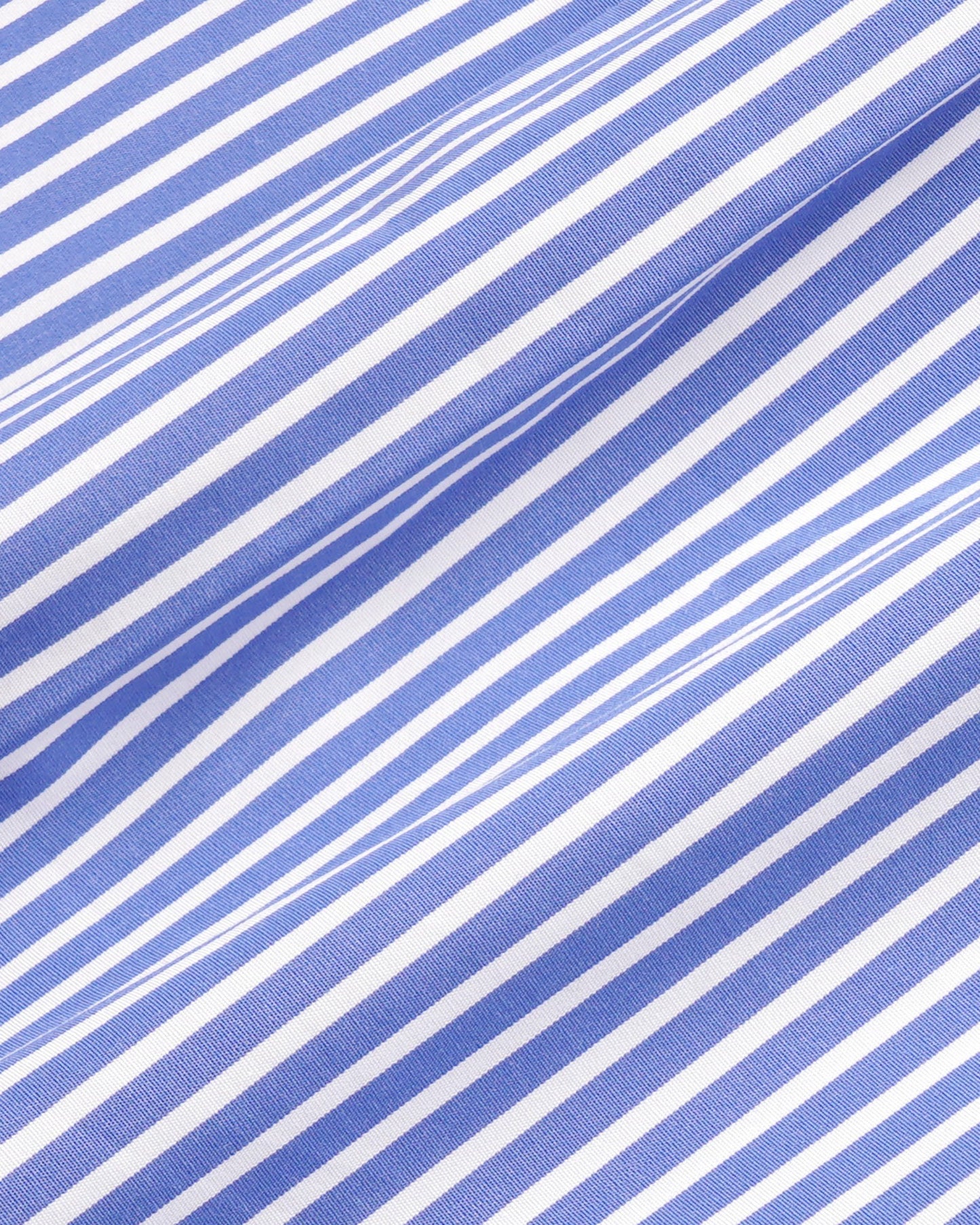 NY Crest Oversized Shirt - Blue Striped