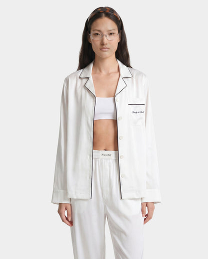 Signature NY Pyjama Shirt - White
