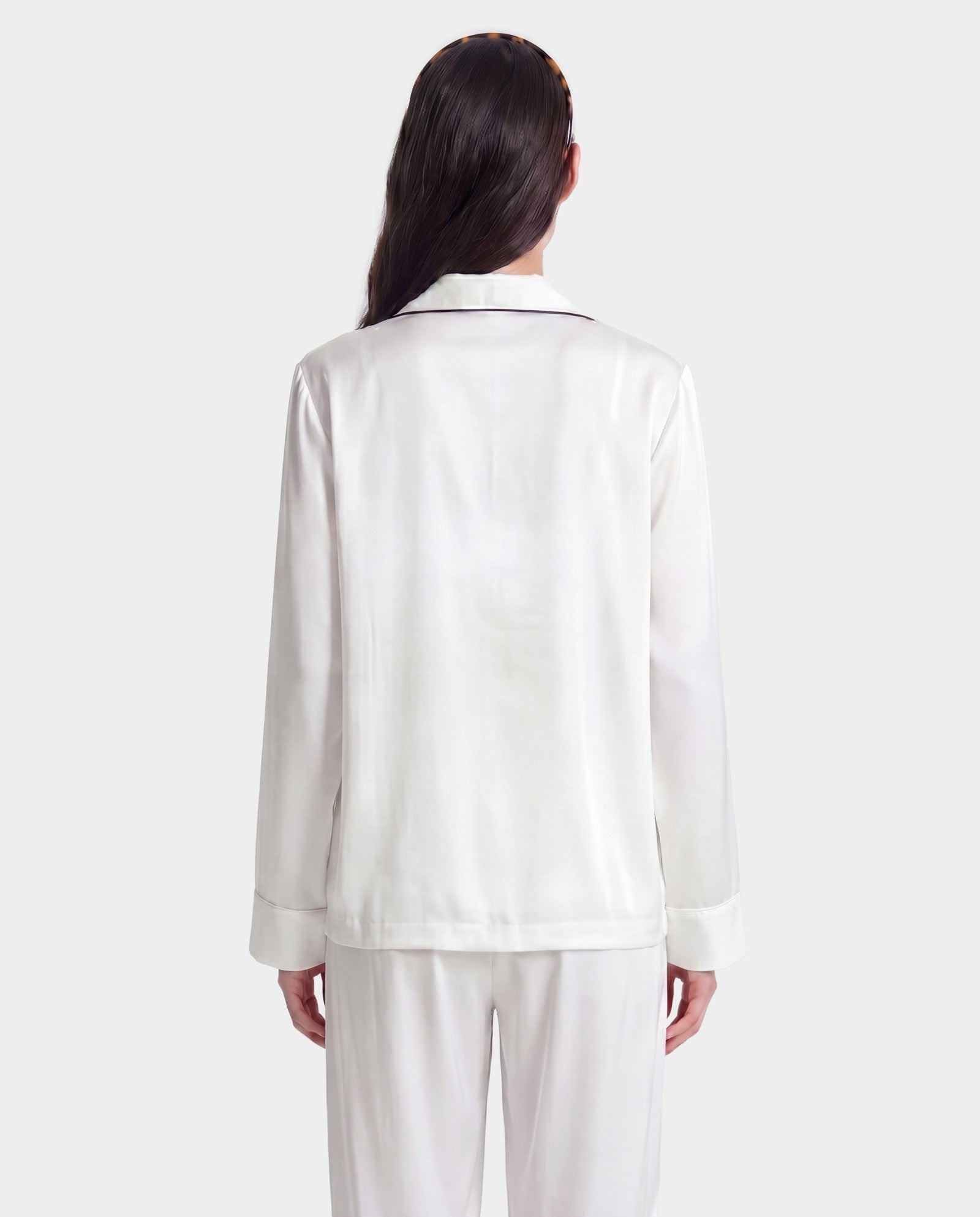 Signature NY Pyjama Shirt - White