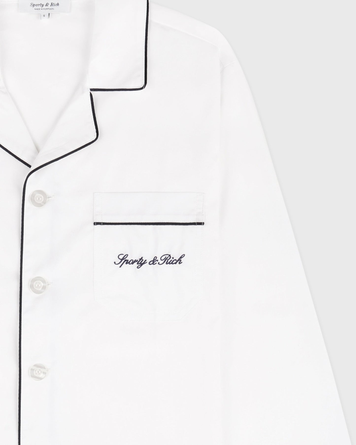 Signature NY Pyjama Shirt - White