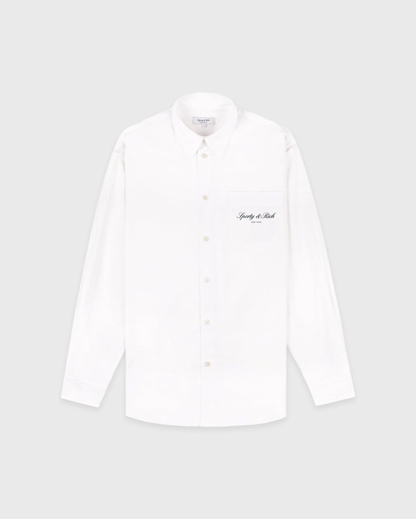 Signature NY Oversized Shirt - White
