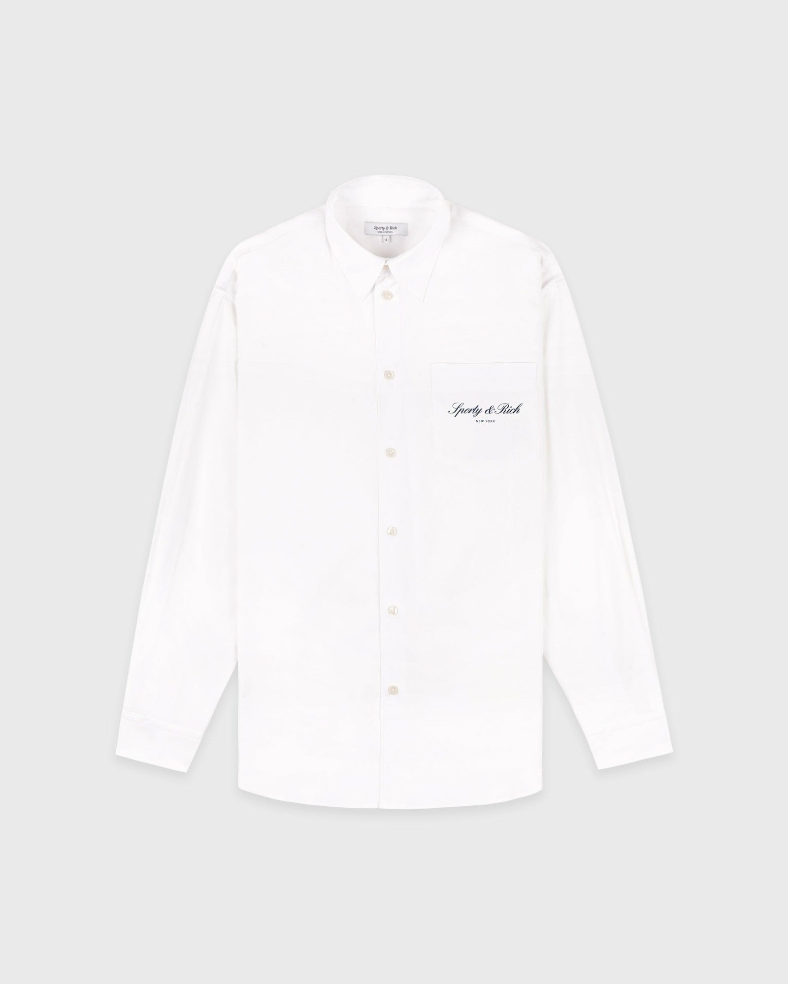 Signature NY Oversized Shirt - White