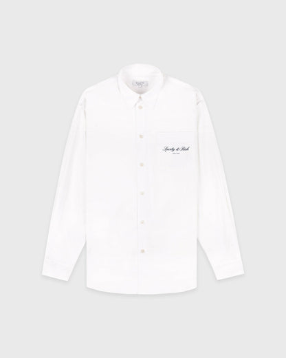 Signature NY Oversized Shirt - White