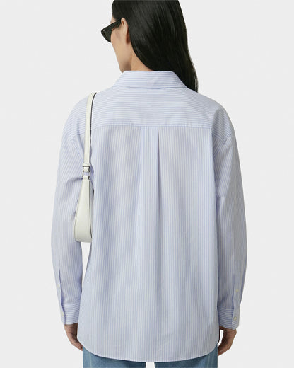SRC Oversized Shirt - Blue Striped