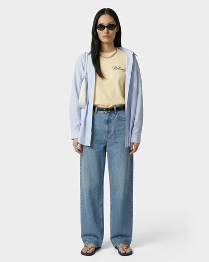 SRC Oversized Shirt - Blue Striped