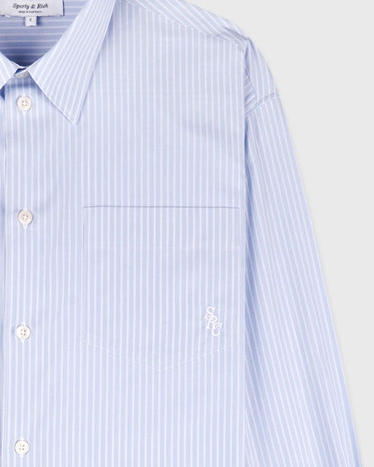 SRC Oversized Shirt - Blue Striped
