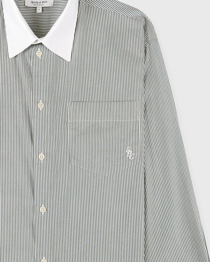 SRC Oversized Shirt - Forest striped