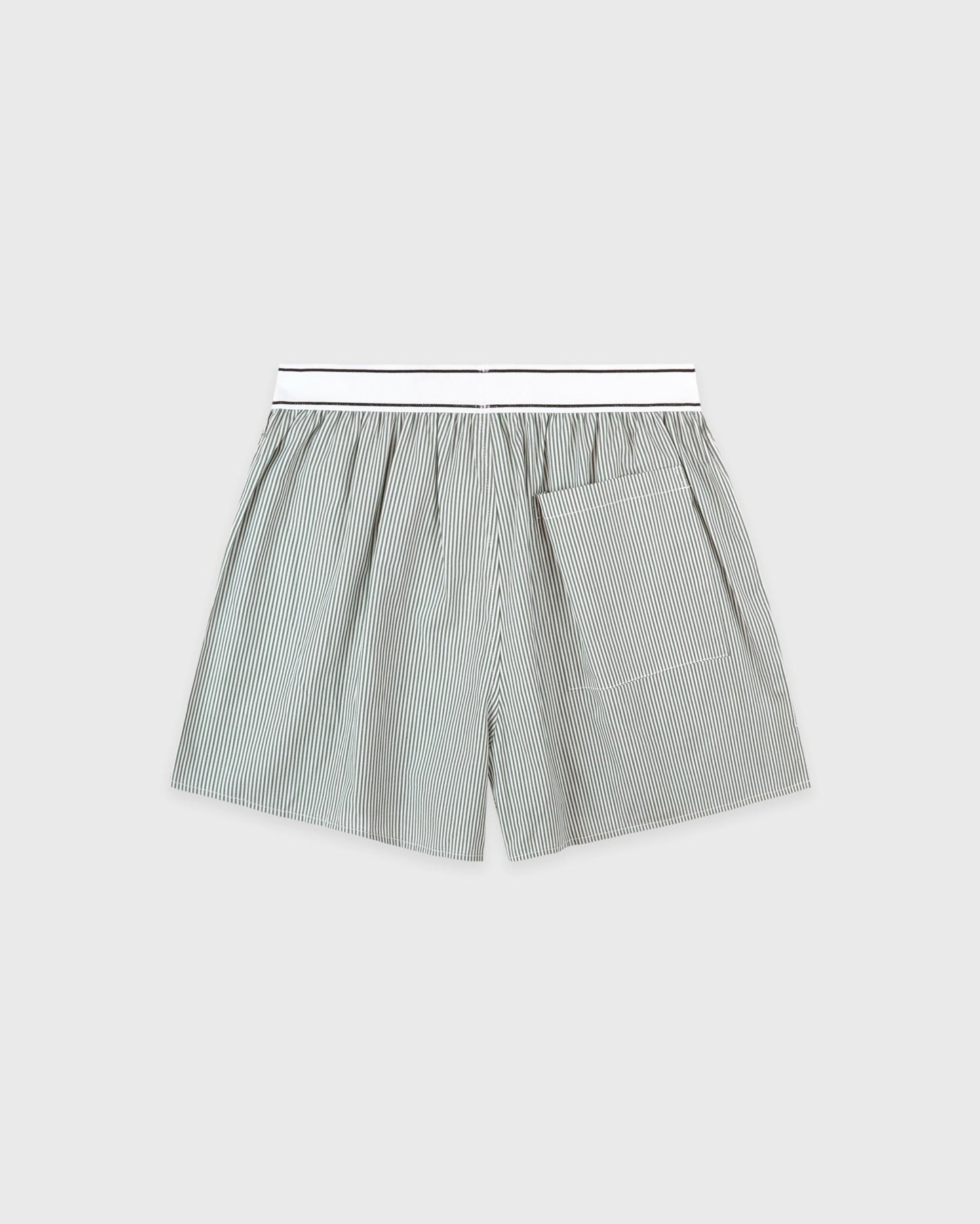 Serif Logo Boxer - Forest striped