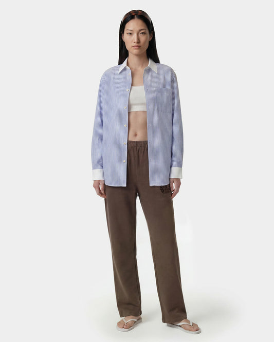 SRC Oversized Shirt - Blue Striped
