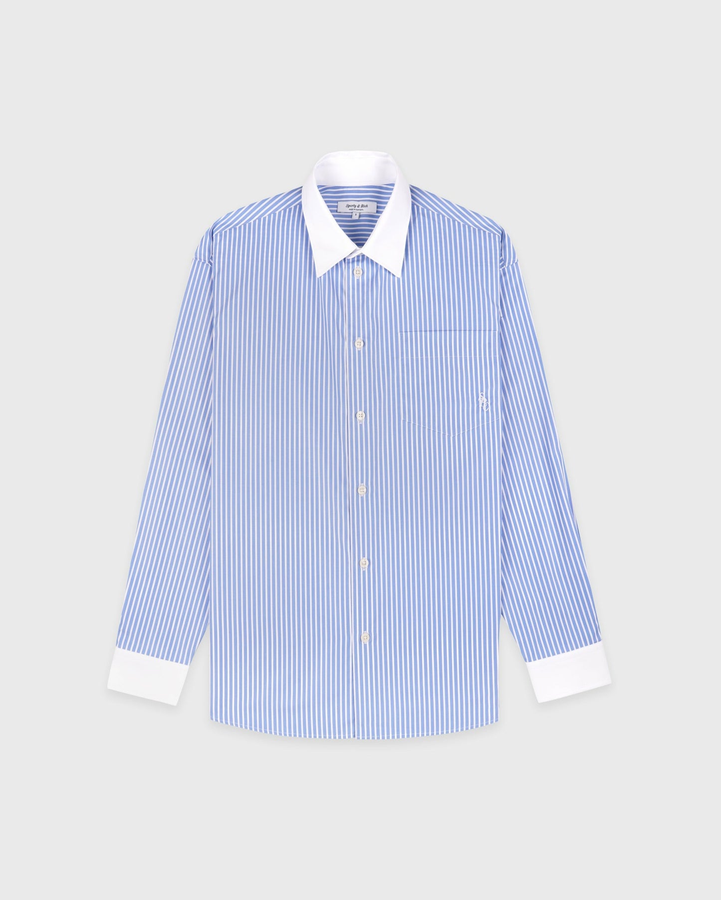 SRC Oversized Shirt - Blue Striped