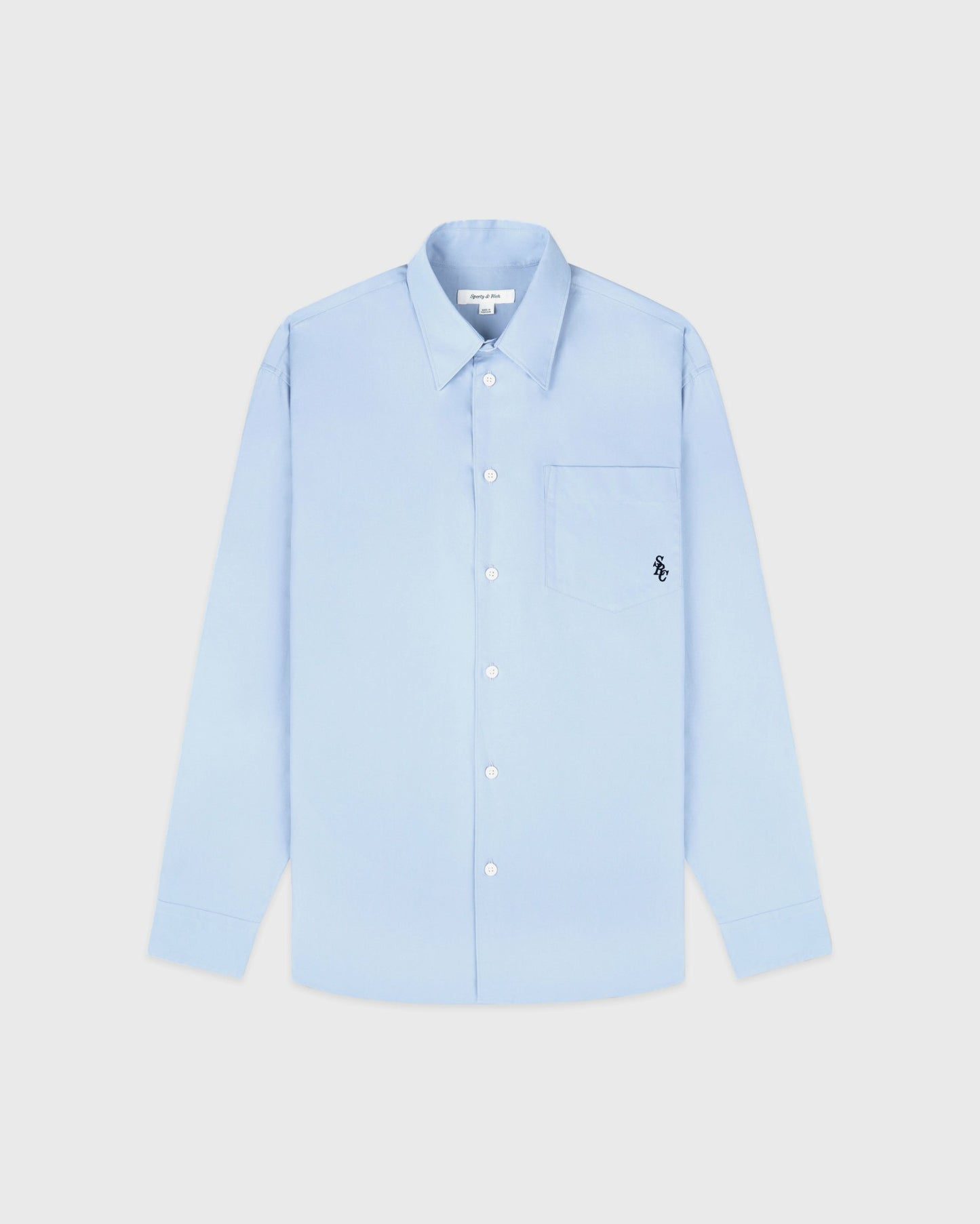 SRC Oversized Shirt - Ciel/Navy