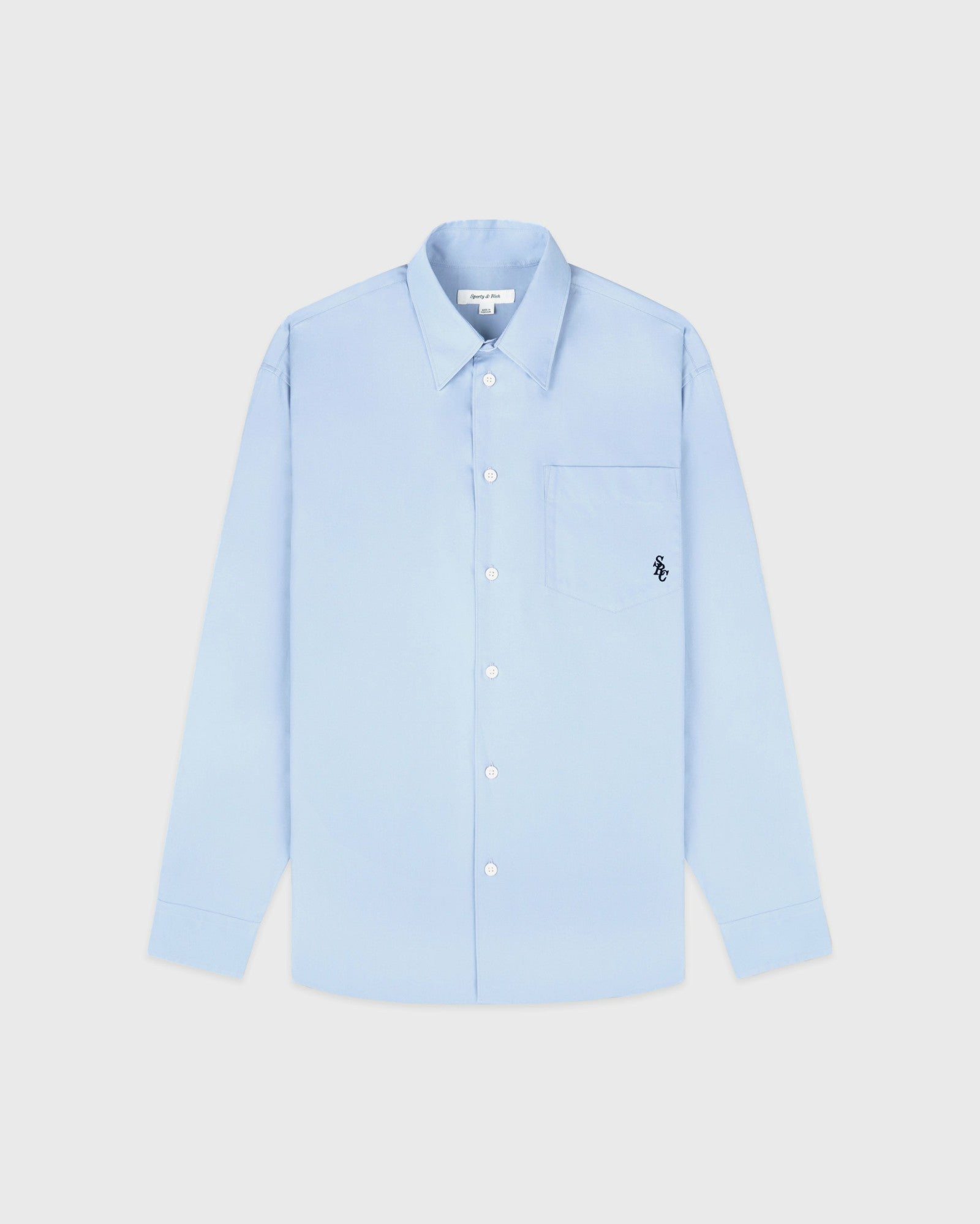 SRC Oversized Shirt - Ciel/Navy