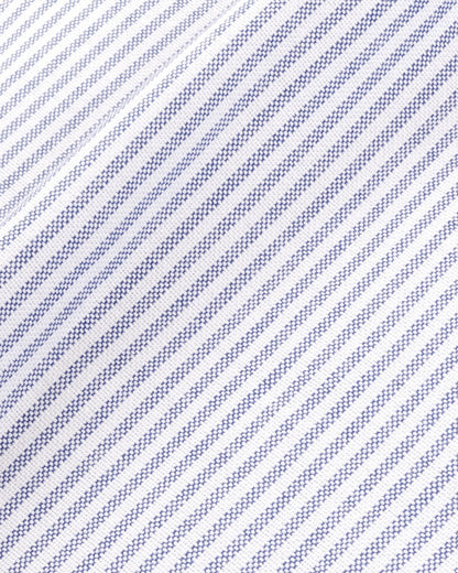 Serif Logo Oxford Boxer - Navy Stripe