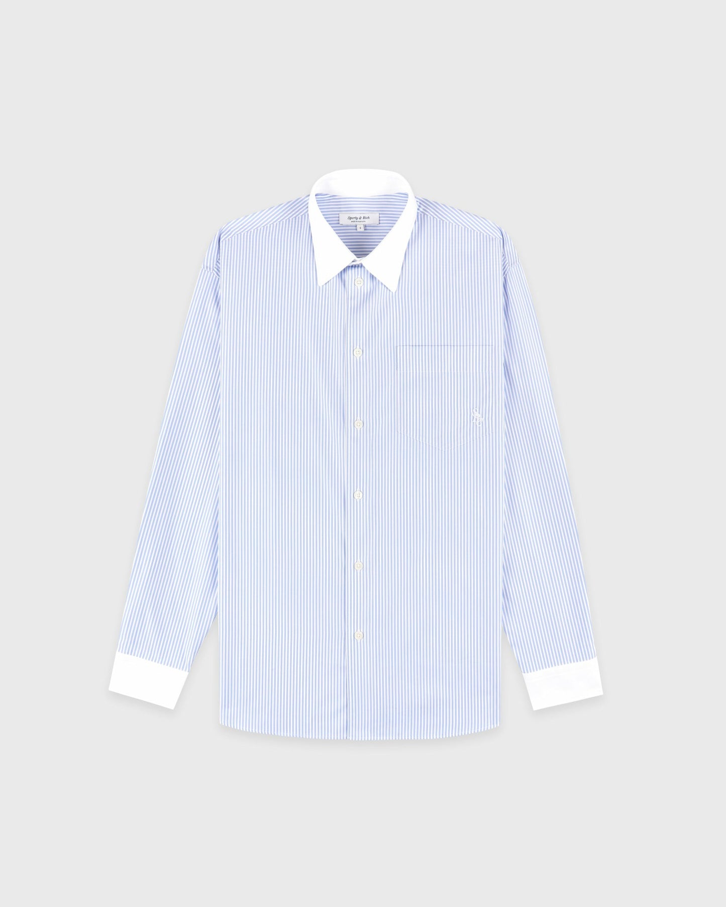 SRC Oversized Shirt - Blue Stripe