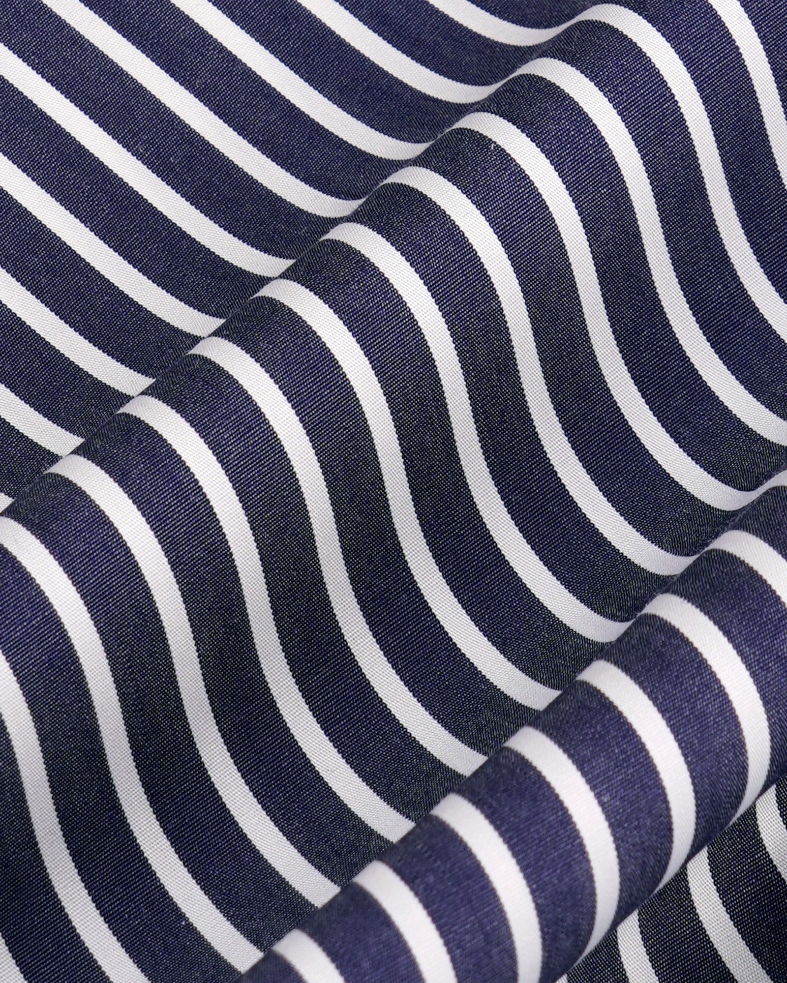Vendome Oversized Shirt - Blue Striped