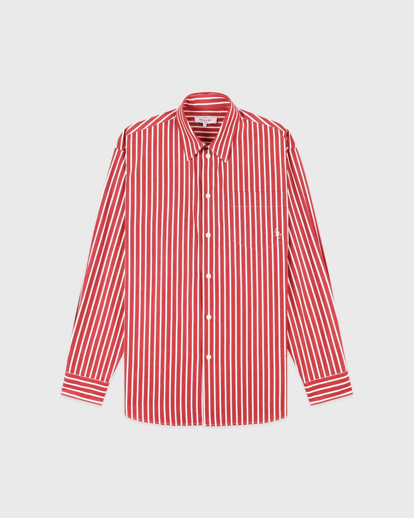 SRC Oversized Shirt - Ruby Stripe