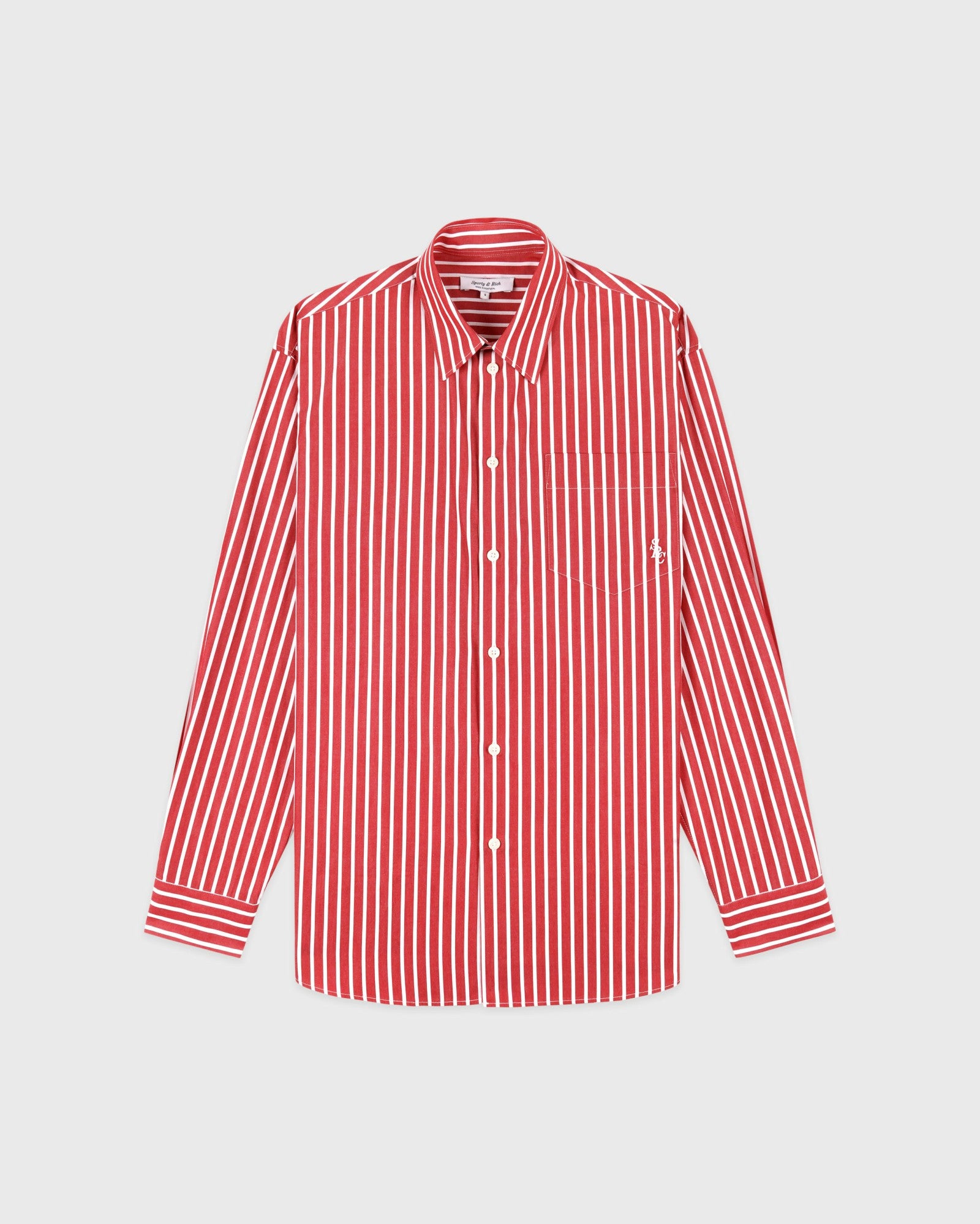 SRC Oversized Shirt - Ruby Stripe
