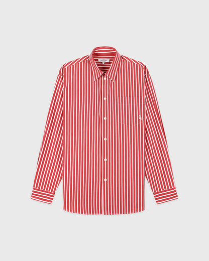 SRC Oversized Shirt - Ruby Stripe