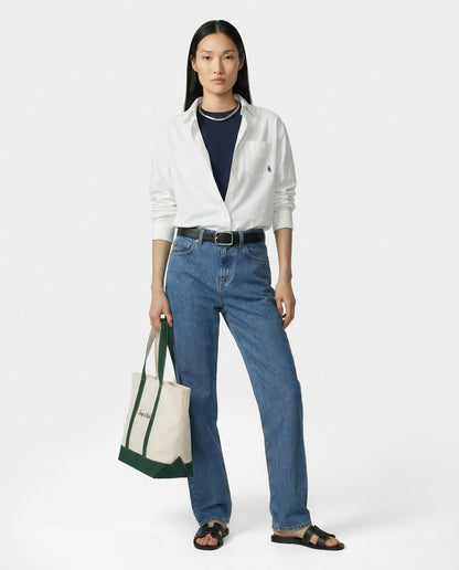 SRC Oversized Shirt - White/Navy