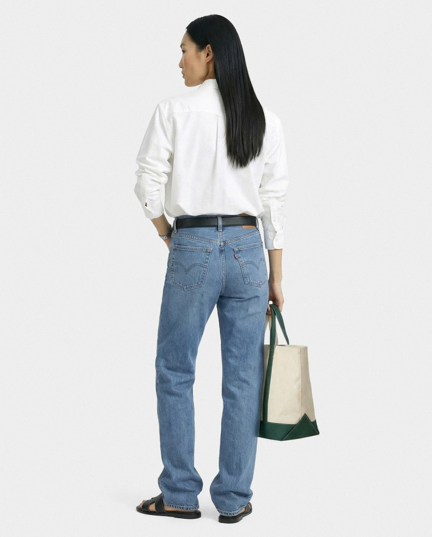 SRC Oversized Shirt - White/Navy