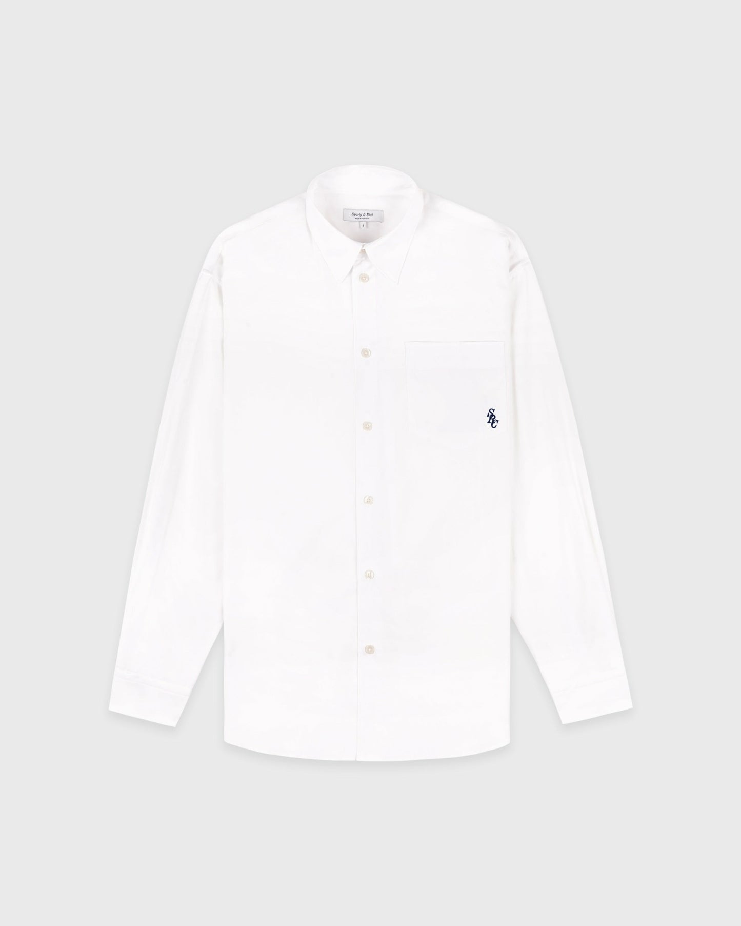SRC Oversized Shirt - White/Navy