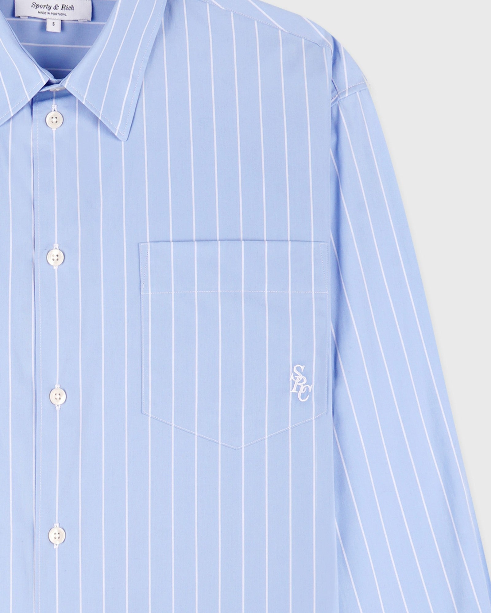 SRC Oversized Shirt - Ciel Stripe