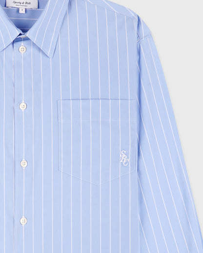 SRC Oversized Shirt - Ciel Stripe