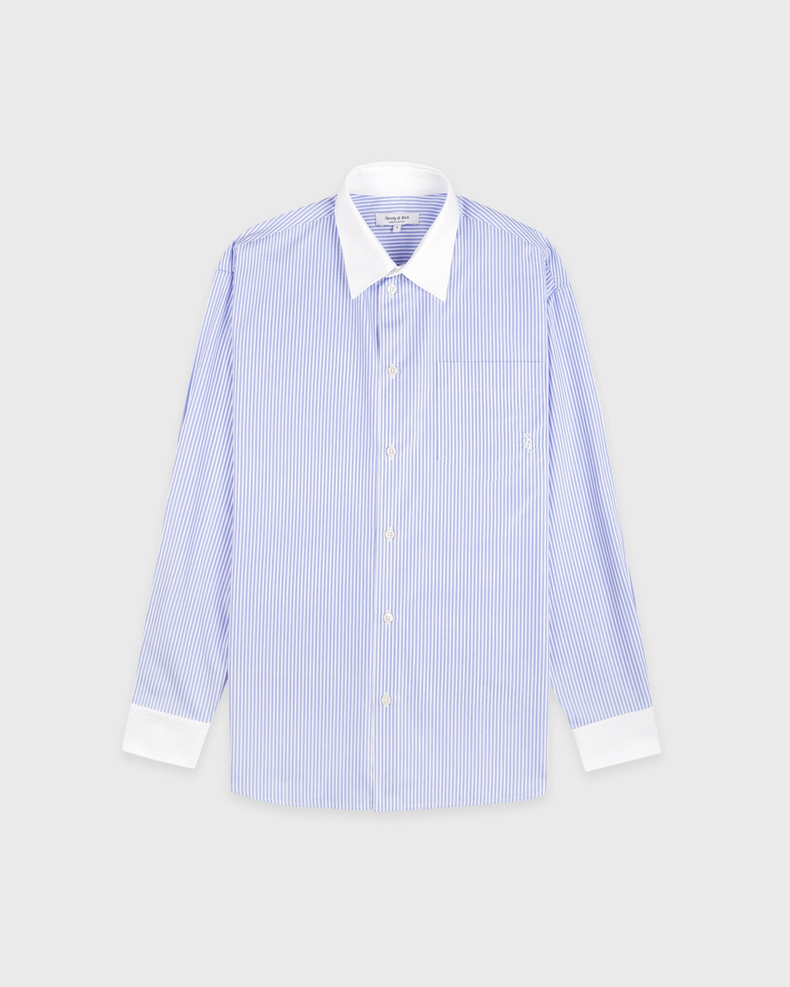 SRC Oversized Shirt - Blue Striped